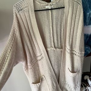 Tan cardigan
